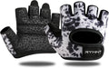 Short Workout Gloves for Women Men, Weight Lifting Gloves Full Palm Pads