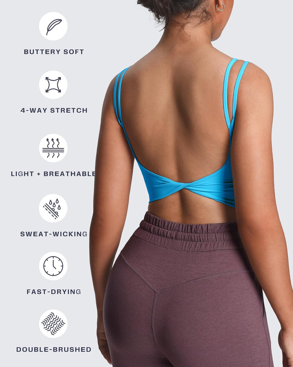 Aoxjox Metamorph Twist Back Cami Bra