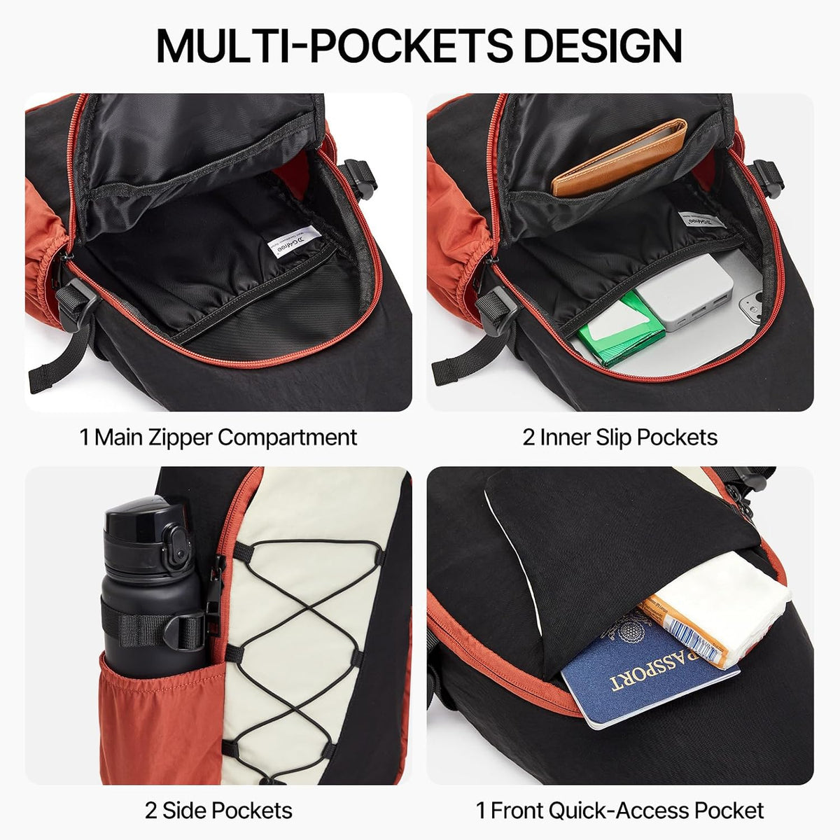 G4Free RFID Blocking Sling Bag for Men Women, Crossbody Bags Hiking Travel