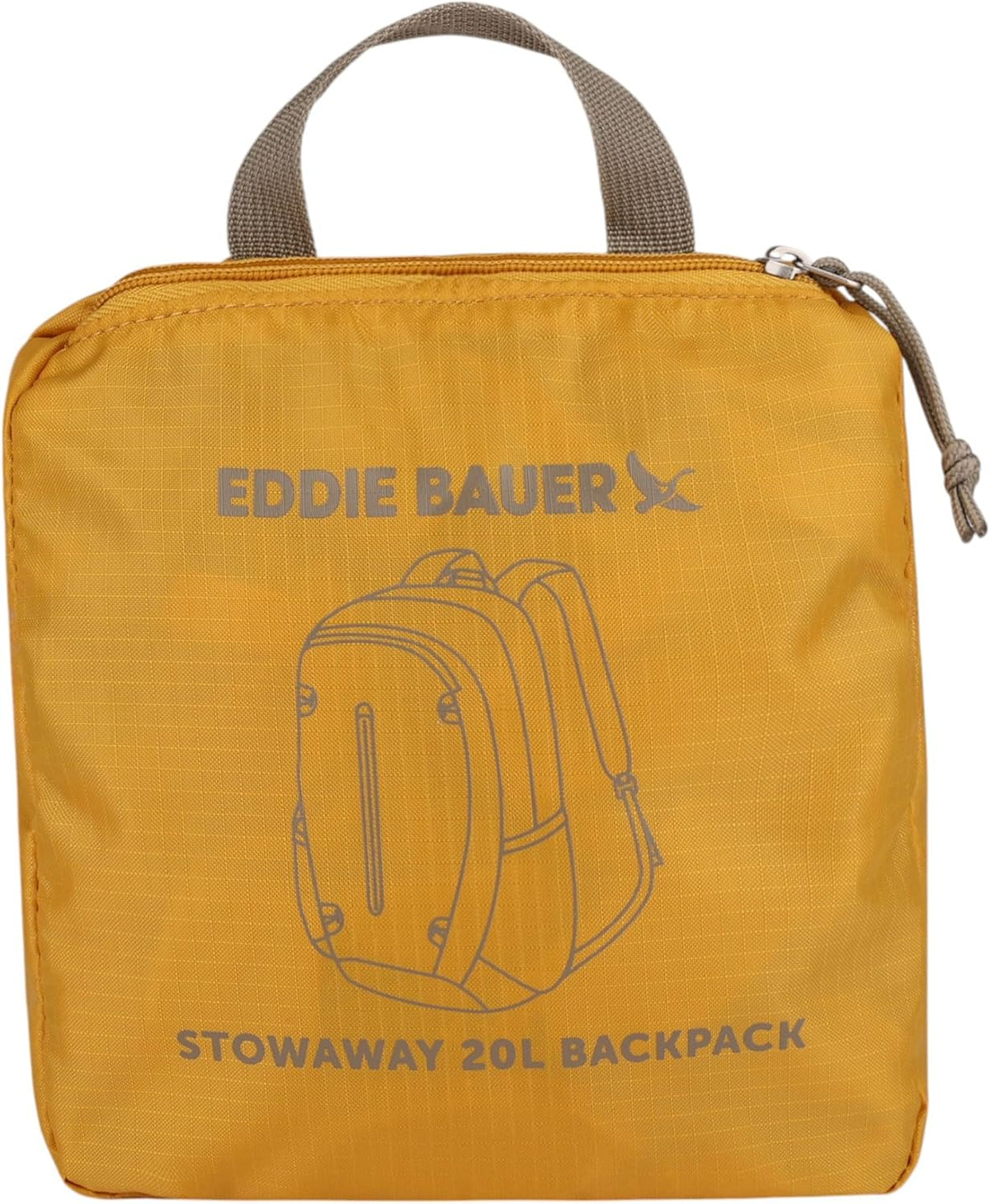Eddie Bauer Stowaway Packable Backpack - Field Gold, 20L