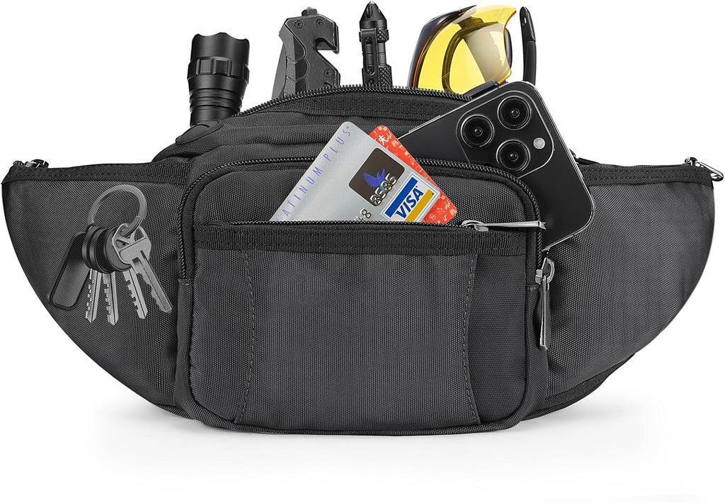 NOOLA Fanny Pack with Water Bottle Holder, Hiking Waist Bag for Men Women