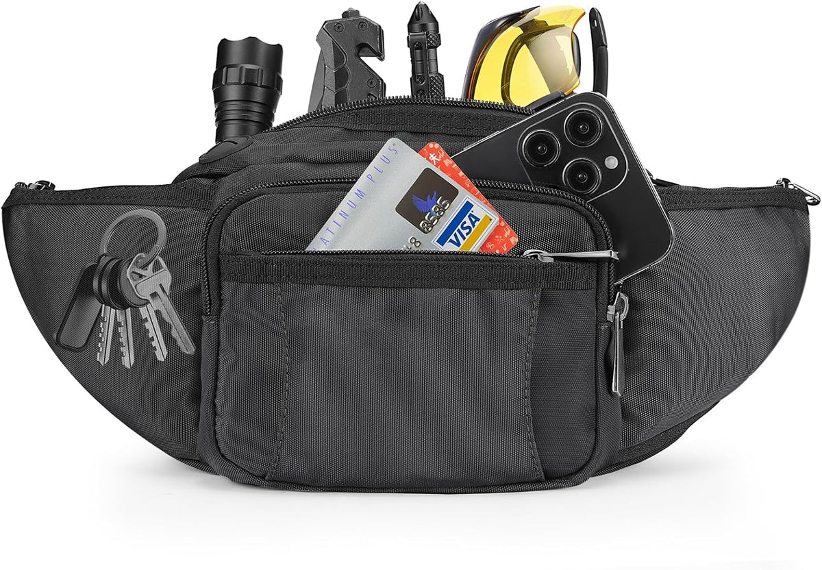 NOOLA Fanny Pack with Water Bottle Holder, Hiking Waist Bag for Men Women