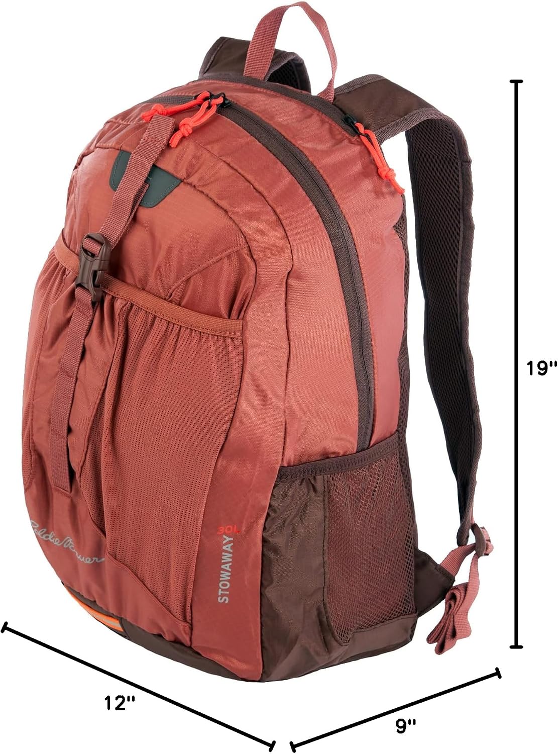 Eddie Bauer Stowaway Packable Backpack - Maroon, 30L