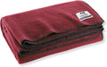 M MCGUIRE GEAR Heavy Duty Wool Blanket, Survival, Emergency, and First Aid Use – Mil-Spec, Fire Retardant, Durable Outdoor Wool Blankets for Camping. - Maroon, (64 x 90 inches)
