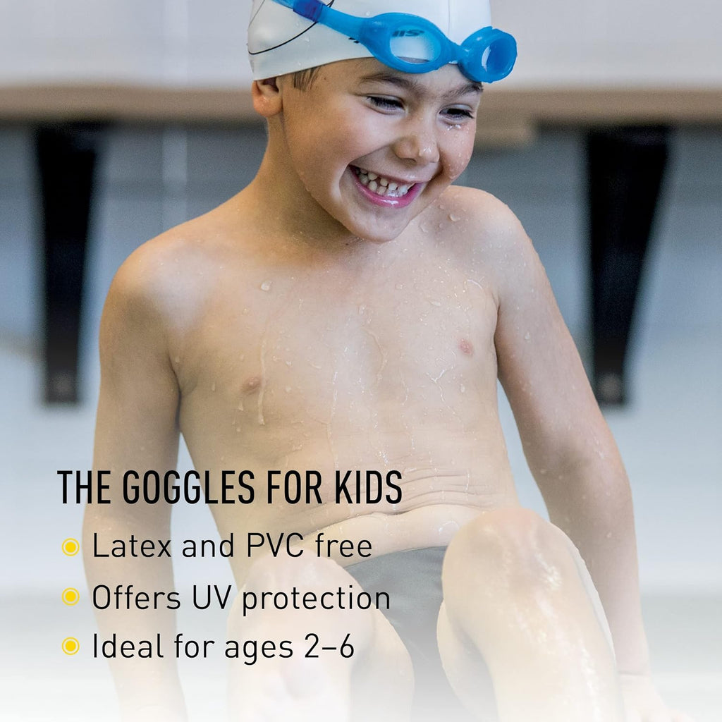 FINIS Swimmies Kids Swim Goggles - Learn-to-Swim Goggles for Ages 2 & Up - UV Protection - PVC & Latex Free