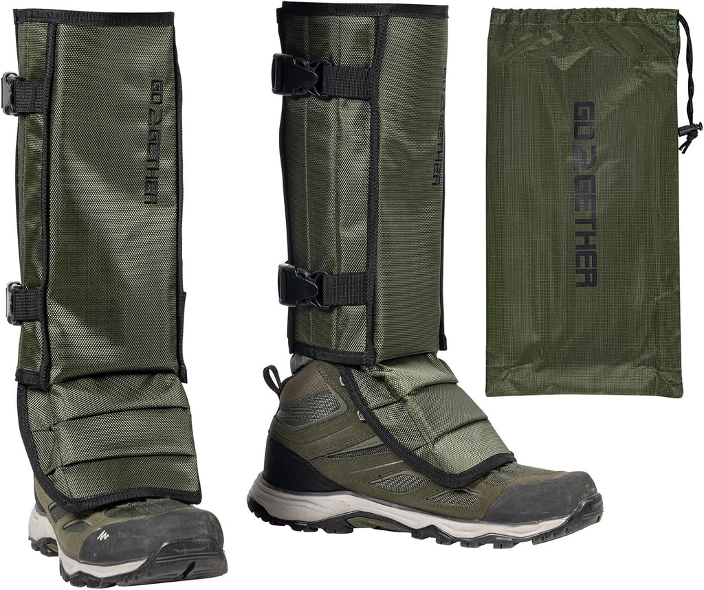 G2 GO2GETHER Snake Gaiter, Gaiters for Hunting, Waterproof Snake Chap for Men and Women,Shoe Boot Leg Gaiter with Adjustable Size
