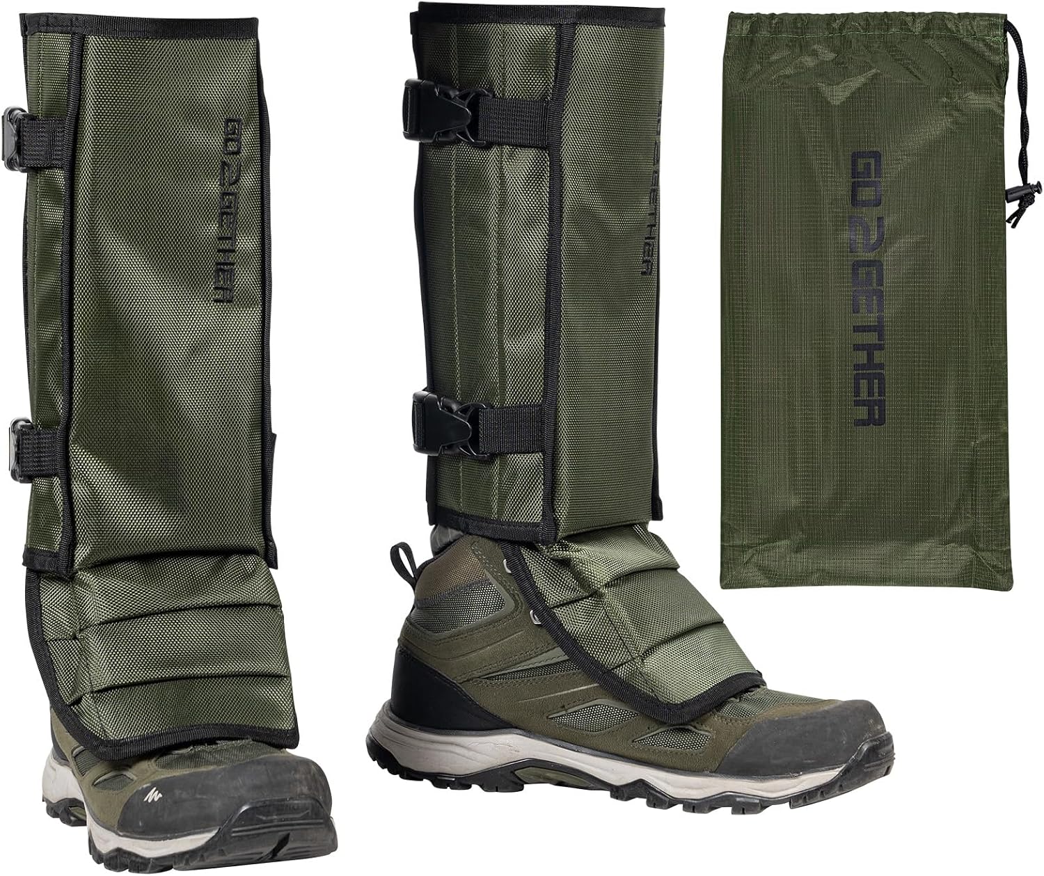 G2 GO2GETHER Snake Gaiter, Gaiters for Hunting, Waterproof Snake Chap for Men and Women,Shoe Boot Leg Gaiter with Adjustable Size