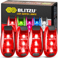 LED Safety Lights 4 Pack, Clip On High Visibility Strobe Light for Walk Run