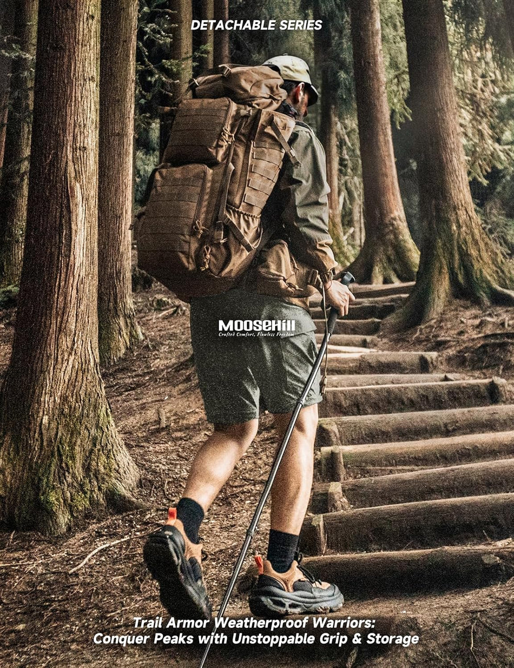 Moosehill Men's Hiking Pants: Convertible Quick-Dry