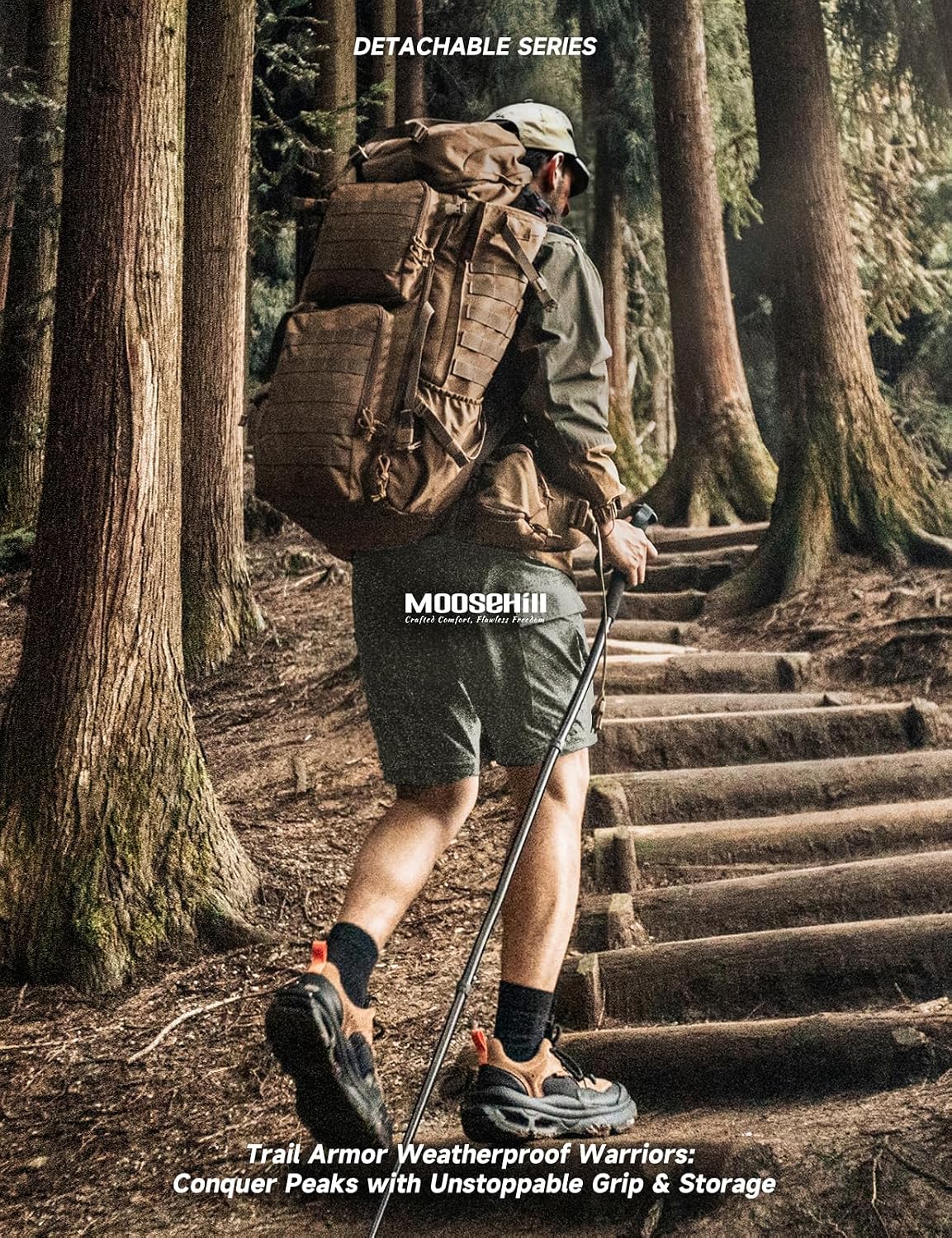 Moosehill Men's Hiking Pants: Convertible Quick-Dry