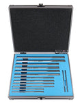 Accusize Industrial Tools Chucking Reamer Set, 0.1240" to 0.5010", 14 Pc
