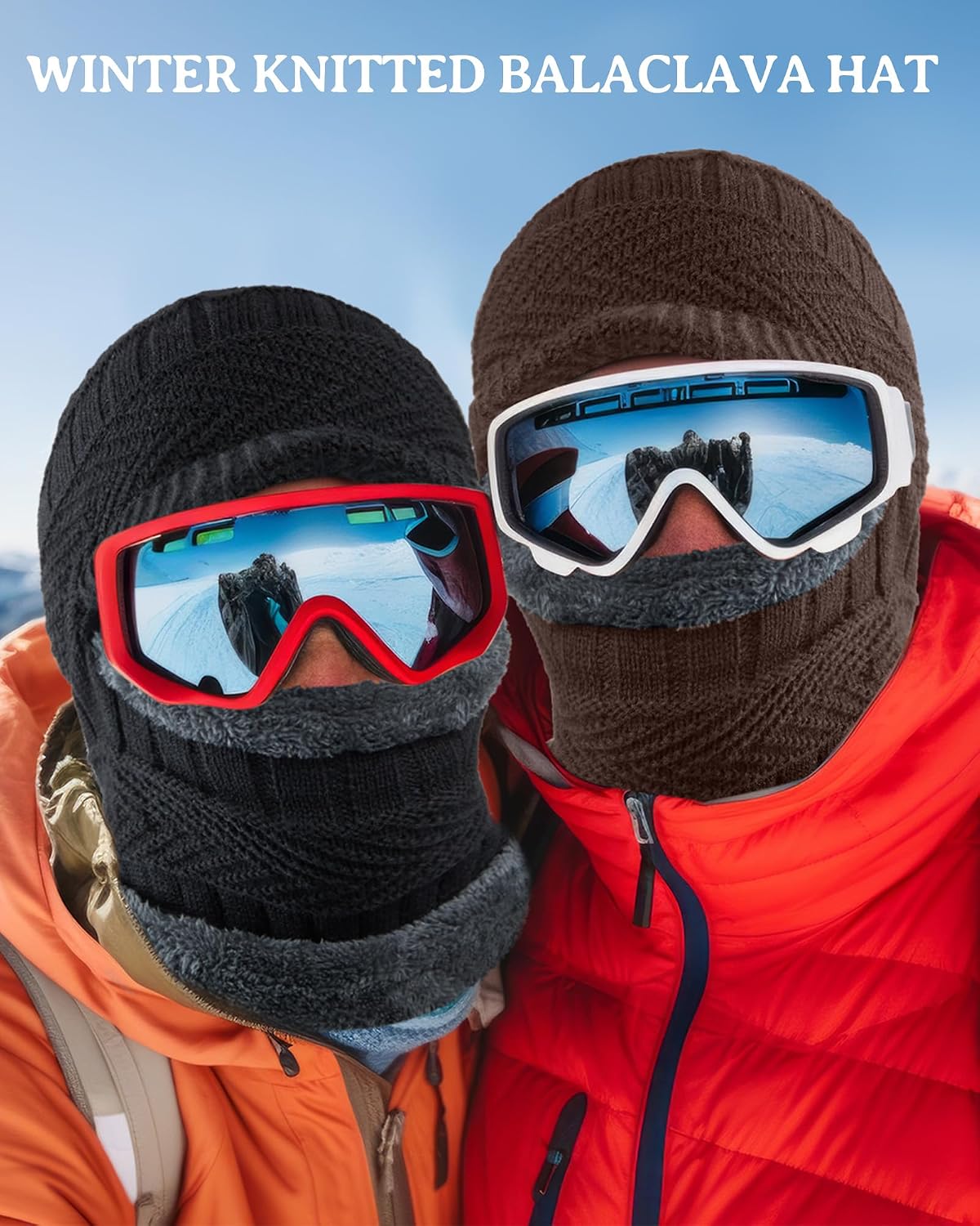 Syhood Winter Balaclava Ski Mask Fleece Lined