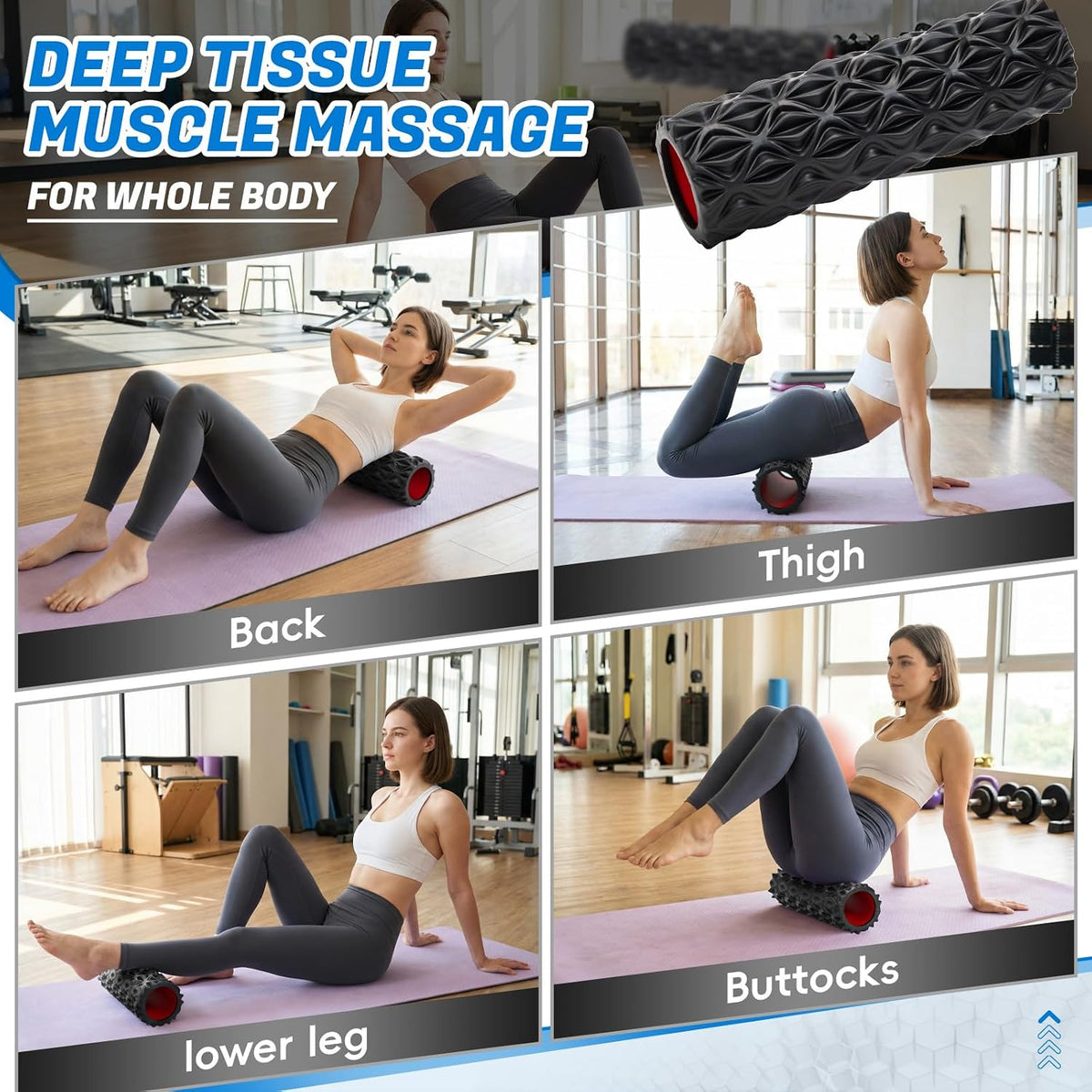 Foam Roller for Deep Tissue Massager High Density Massage Roller