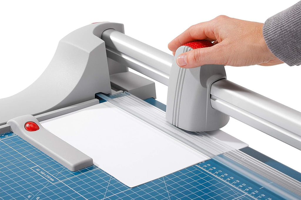 Dahle 444 Premium Rotary Trimmer, 26" Cut Length, 25 Sheet Capacity, Self-Sharpening, Automatic Clamp, German Engineered Paper Cutter