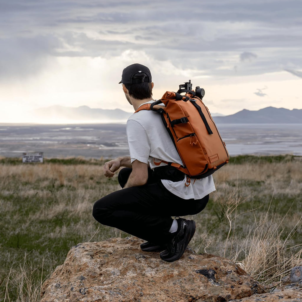 WANDRD PRVKE 31L Camera Backpack, Wasatch Green, Quick-Draw Side Access