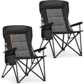 ALPHA CAMP Oversized Camping Chair for Adult Lawn Chair for Outdoor Camping