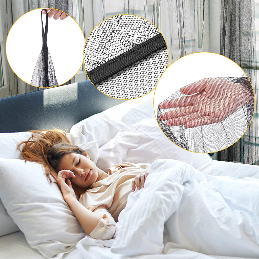 Bed Canopy Curtains Mosquito Net Bed Canopy for Full Queen King Size Bed