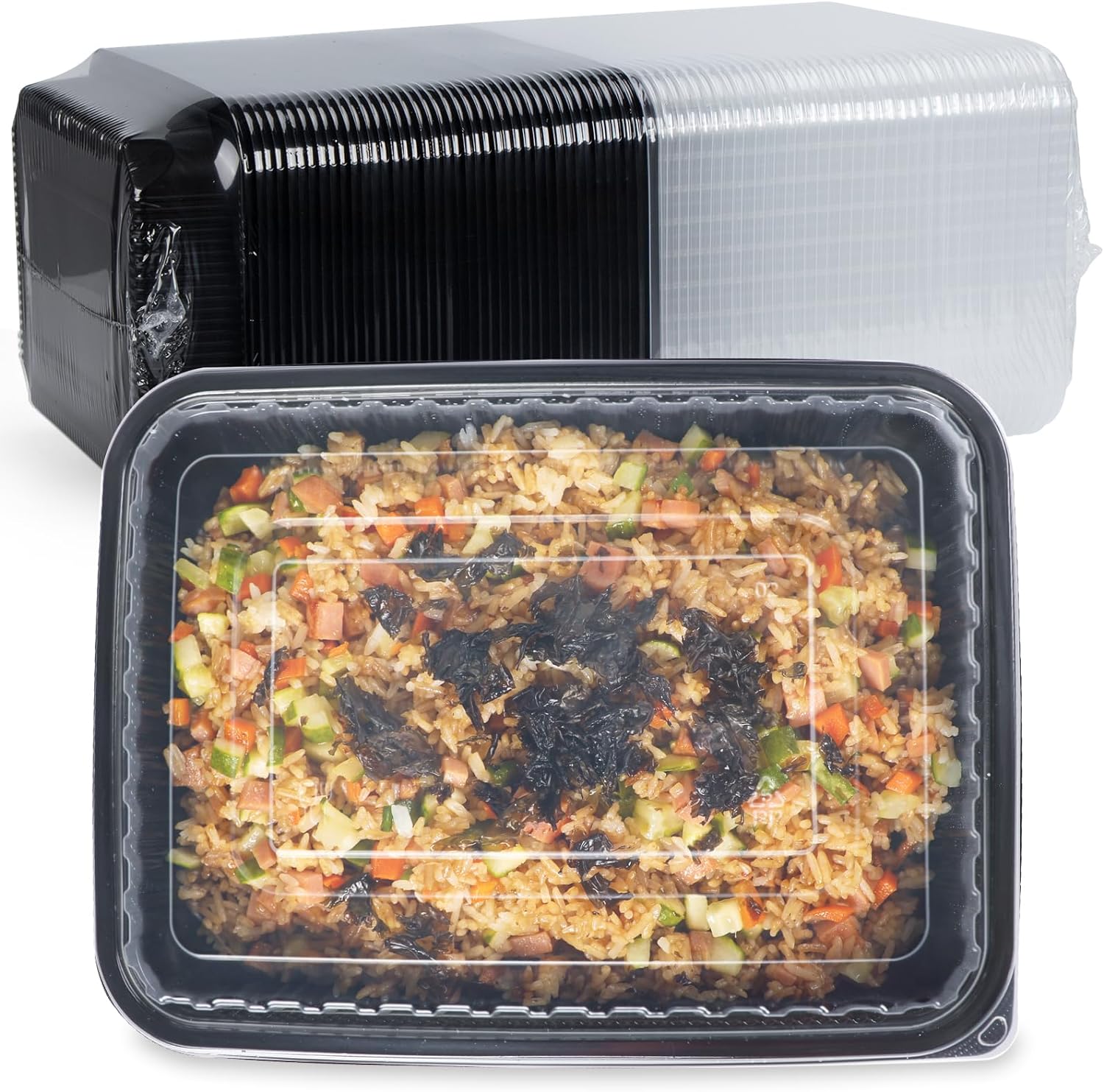 40 Pack 41oz Meal Prep Containers - Shrink Wrap Ready To Use