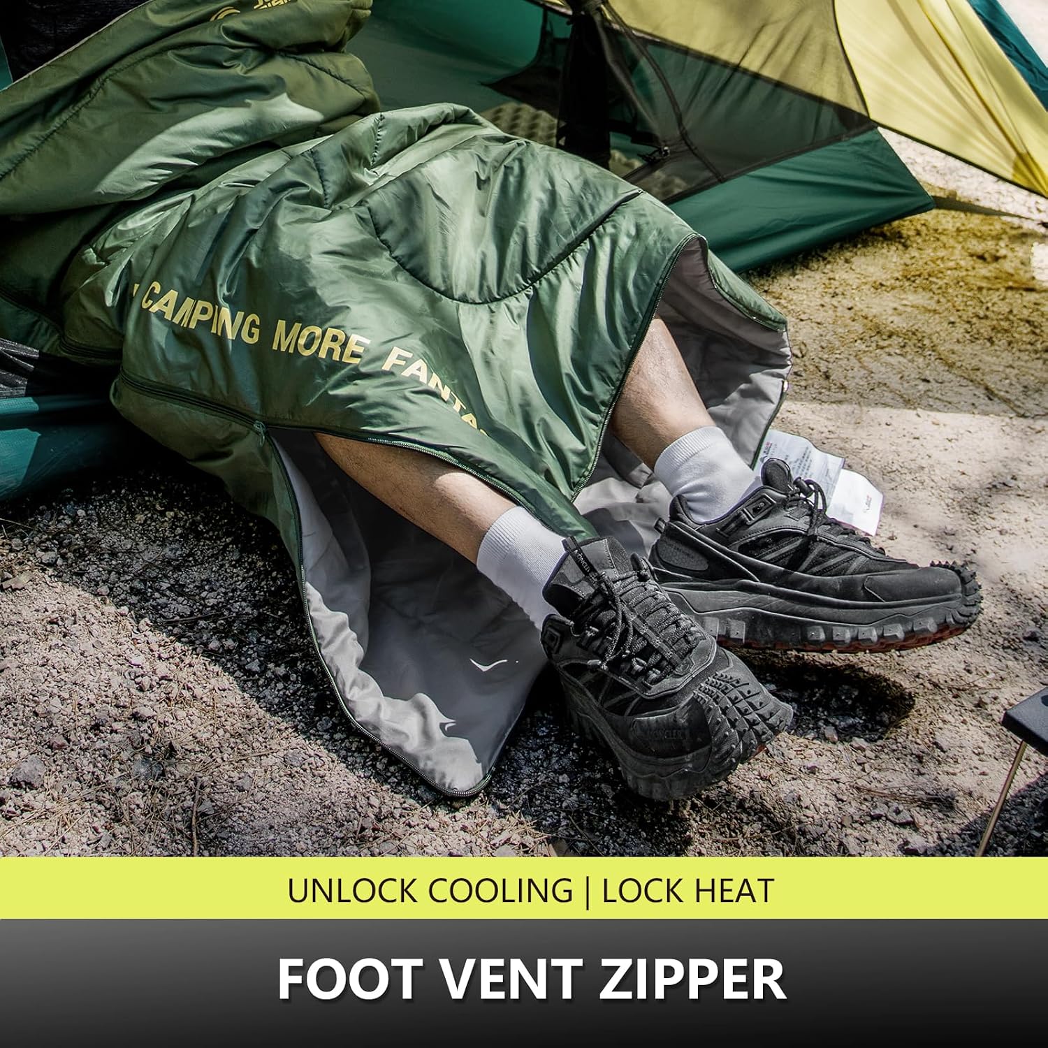 BISINNA Warm Weather Sleeping Bag Portable Lightweight Sleeping Bags