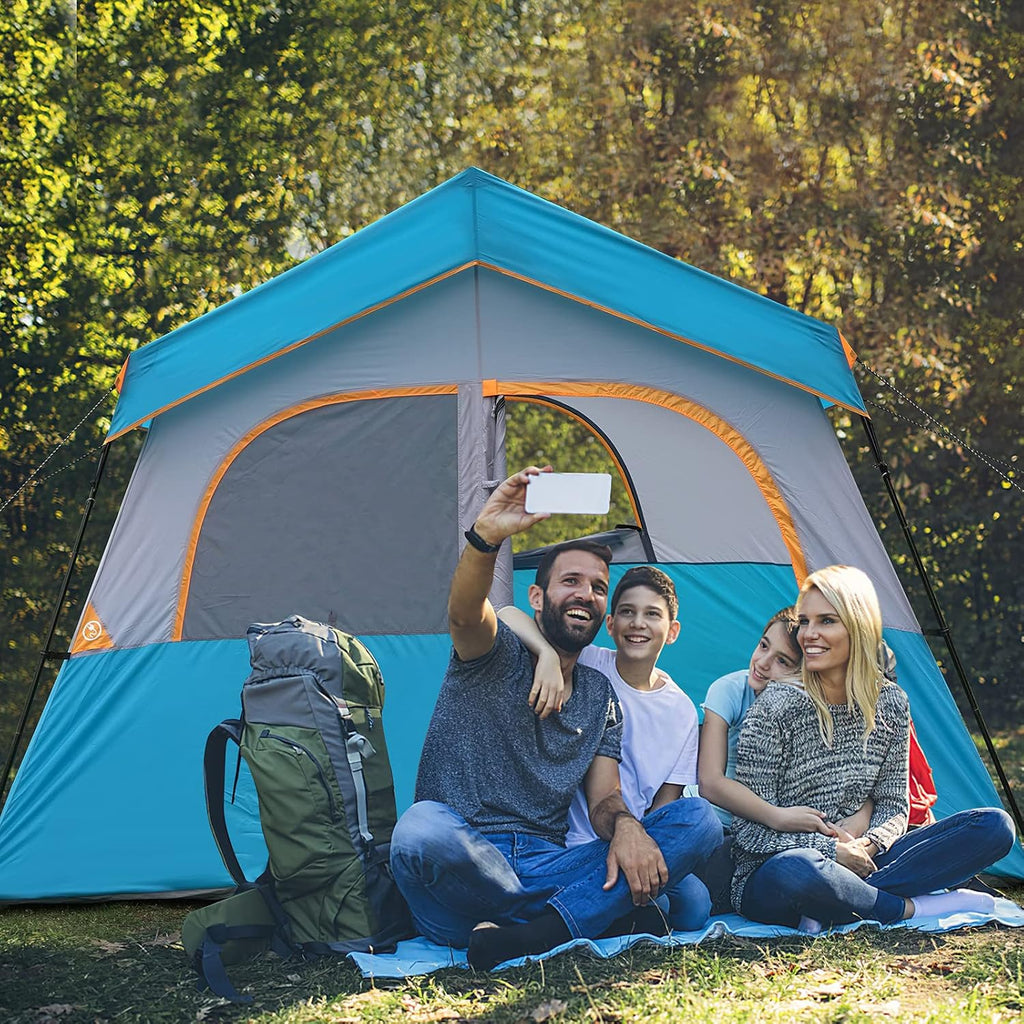 HIKERGARDEN 6-8 Person Tent for Camping Family Outdoor Cabin Tent
