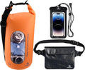 Freegrace Waterproof Dry Bag with Double Zip-Lock, Fanny Pack & Phone Case