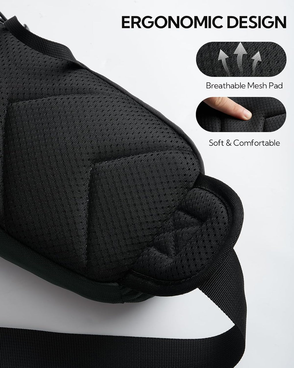 WATERFLY Water Bottle Fanny Pack, Hiking Hydration Belt for Women Men