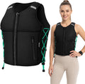 Bosynoy Adjustable Weighted Vest for Women Men, 1-10 lb Removable Weights