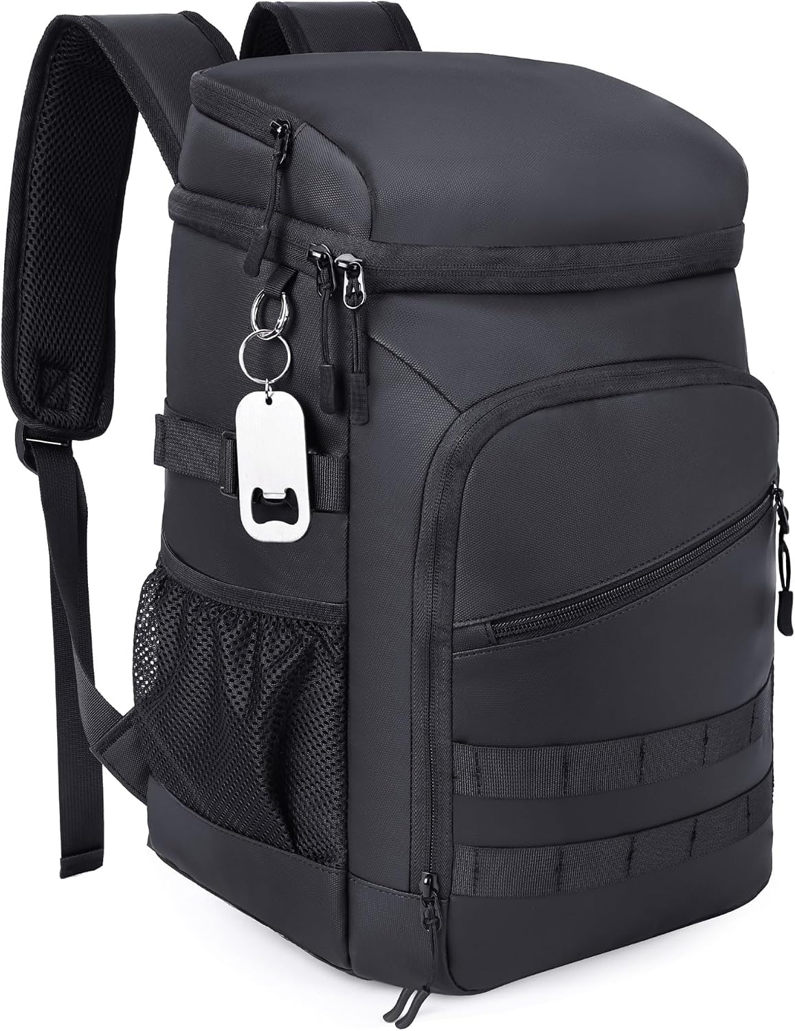 DEYACE Cooler Backpack, 33 Cans Tactical Inspired Backpack Cooler Insulated Leak Proof for Men & Women Portable 2 Leak Proof Compartments Coolers Bag for Beach Travel Picnic Lunch Hiking BBQ Camping