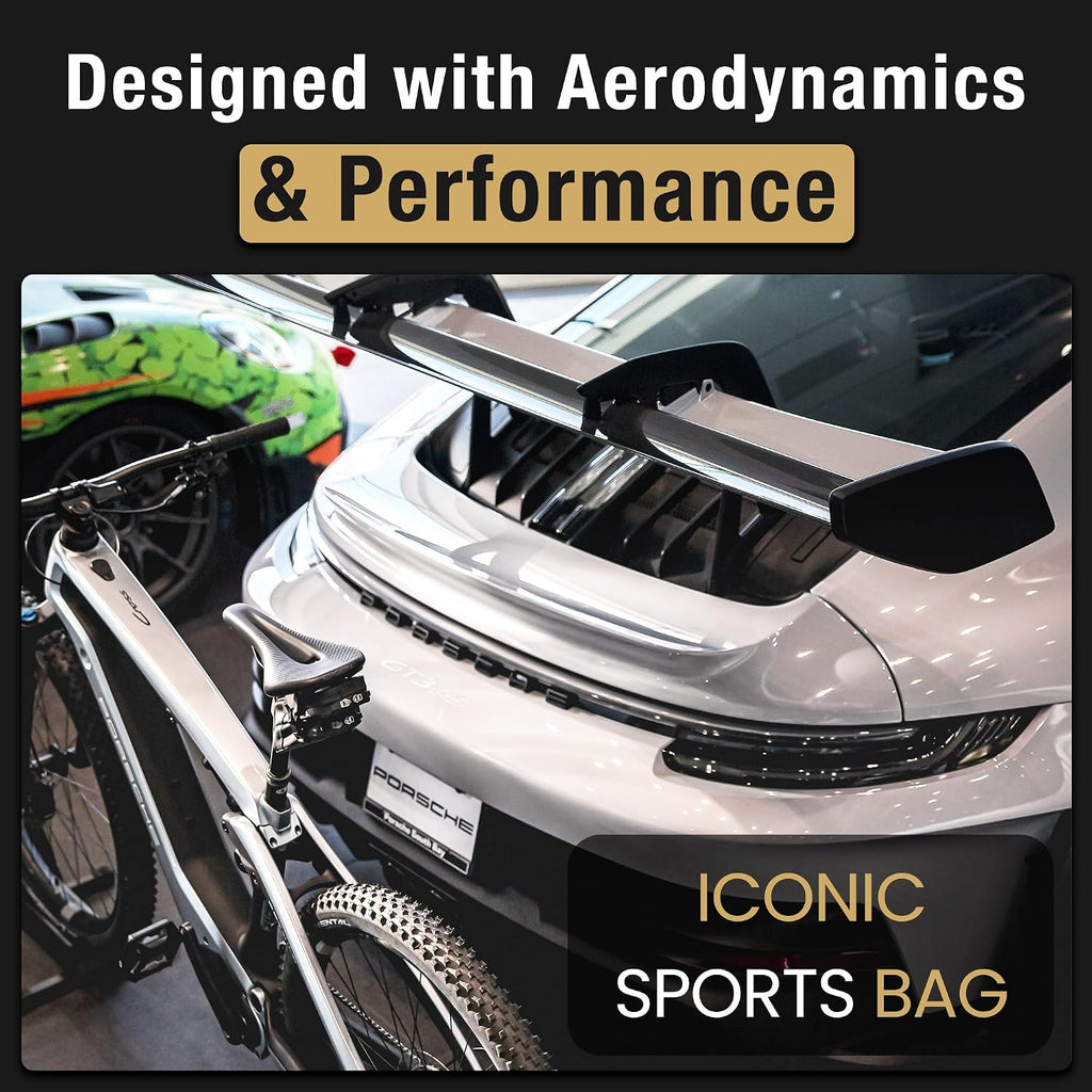 Lumiere & Co. Magnetic Quick-Release Bike Saddle Bag – Double Compartment, Low-Profile Brick Design, Designed with Fidlock's Magnetic Black V Buckle Attachment System, Mach X (Red)