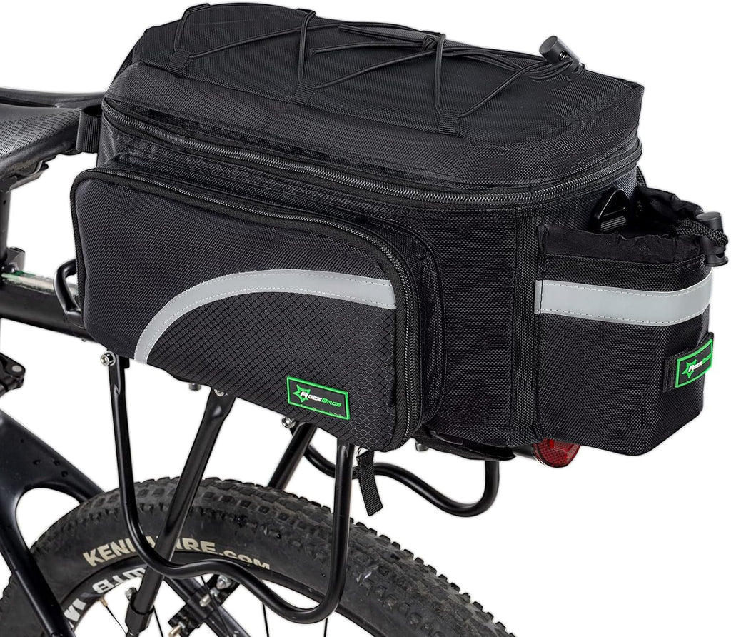 ROCKBROS Bike Trunk Bag 13L-25L Bike Rear Rack Bag Expandable Side Pockets