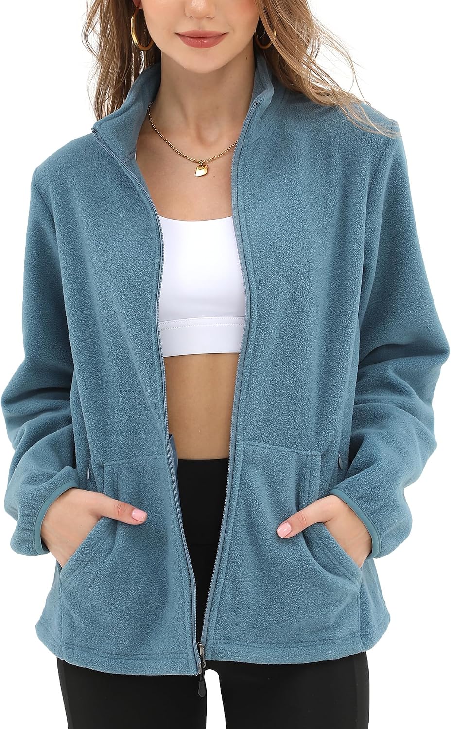 Argstar Women's Fleece Jacket 6 Pockets (XS-2XL)