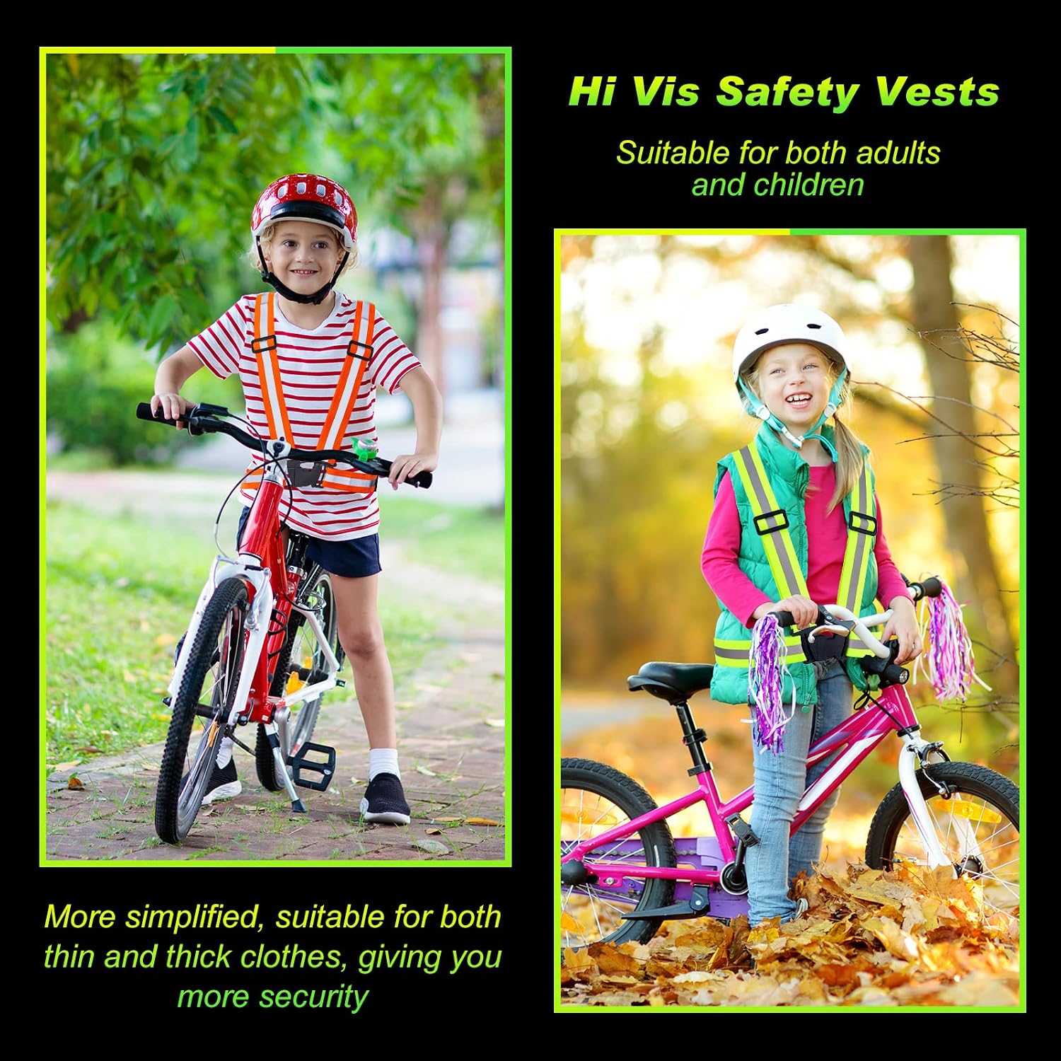 Hercicy Reflective Vest High Visibility Safety Vests Bulk