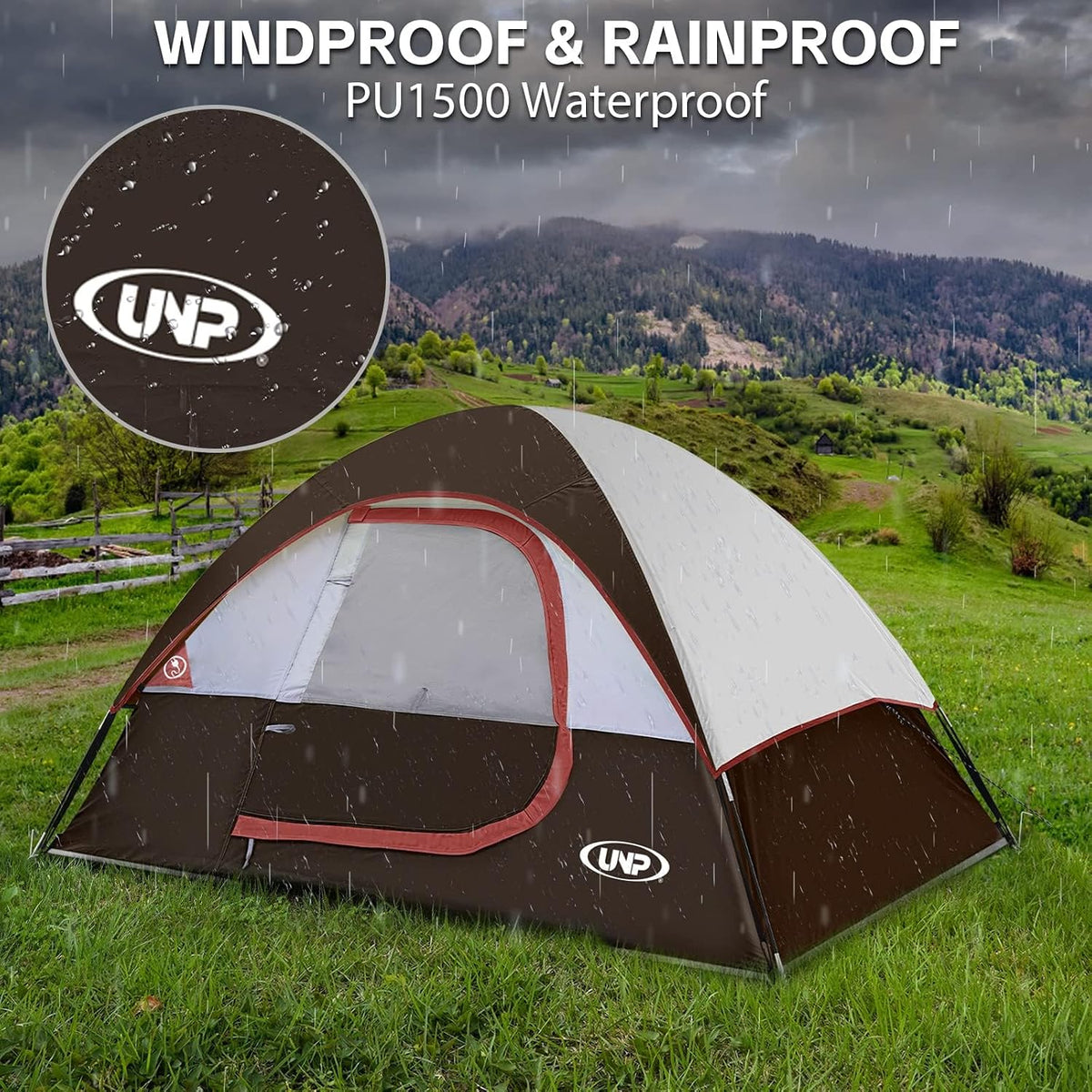 Camping Tent 2-4 Person Dome Tents