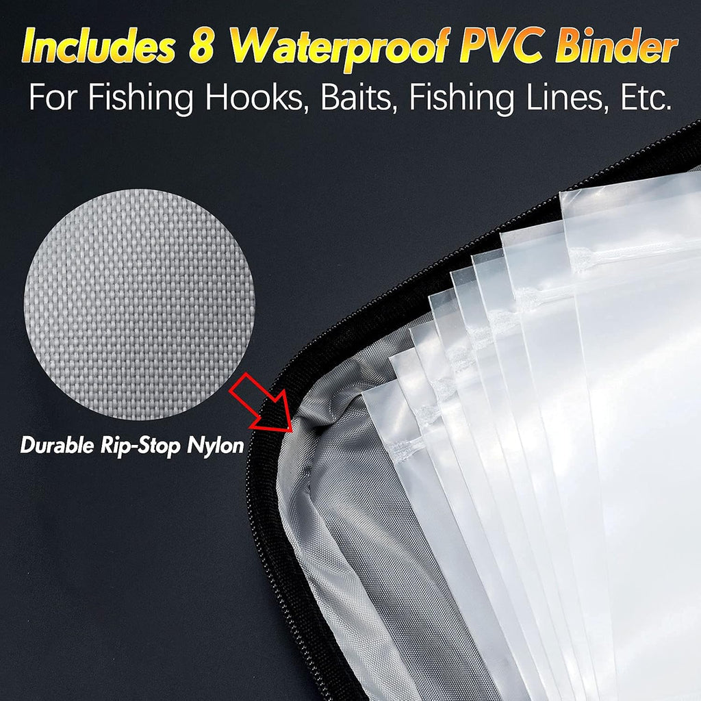 Dr.Fish Soft Bait Binder Bag Lure Wallet Storage Tackle Bag
