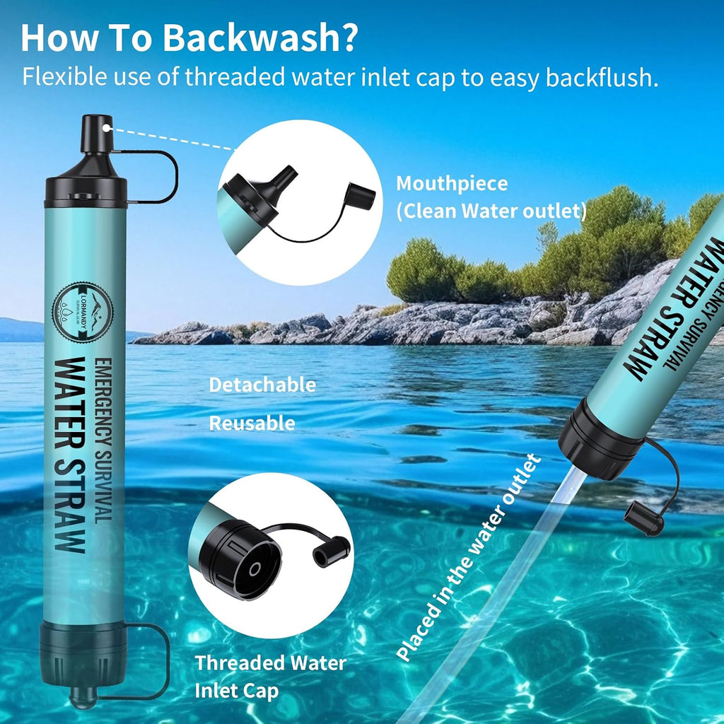 Ultralight Portable Water Filter Straw
