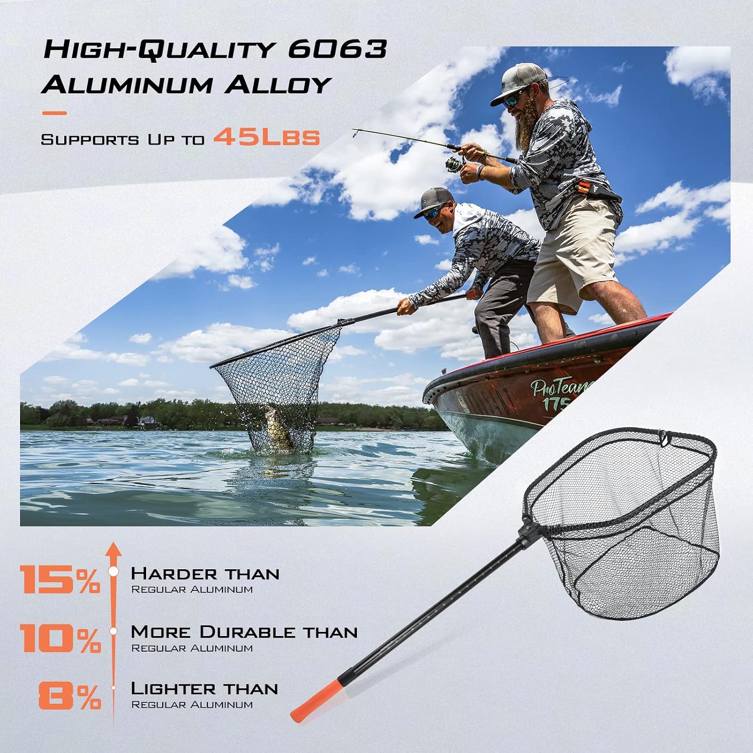 KastKing Brutus Fishing Landing Net with Extendable Handle