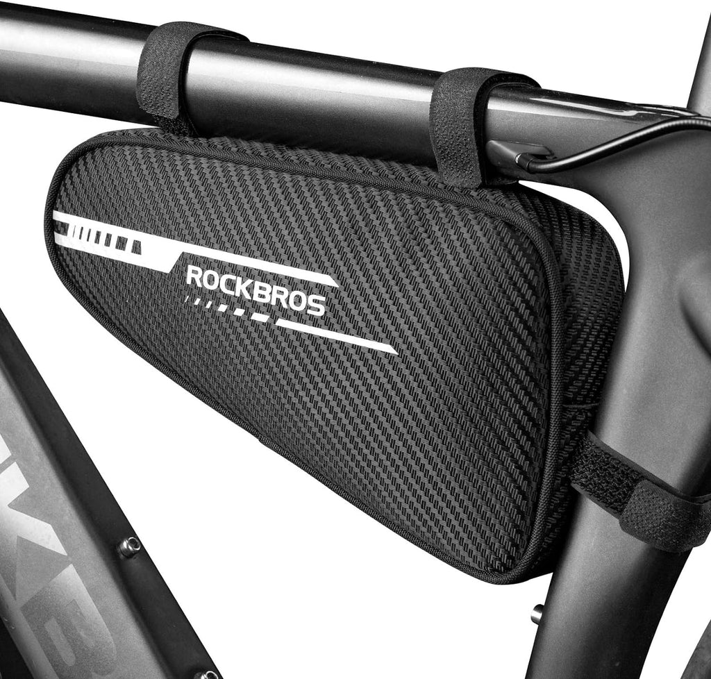ROCKBROS Bike Frame Bag 1.2L Bicycle Triangle Storage Pouch Cycling Pack