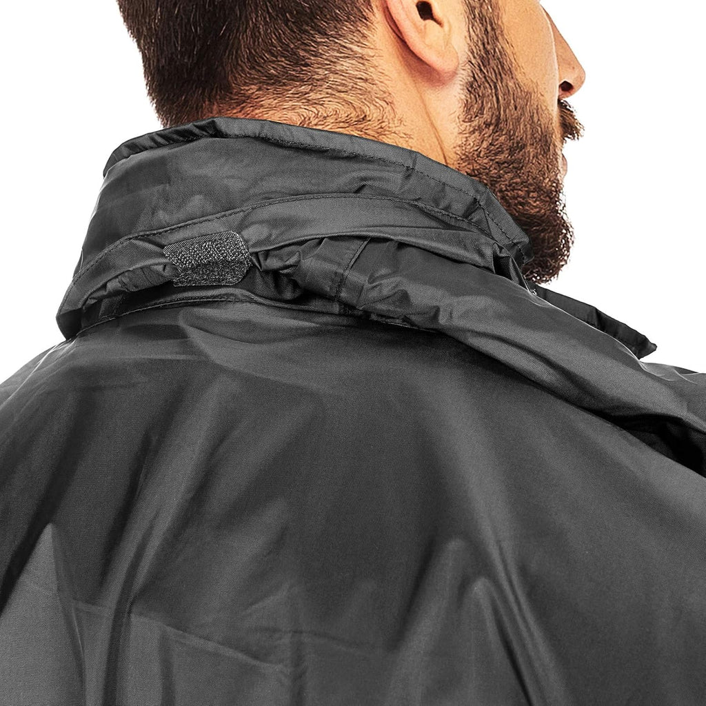 33,000ft Men's Packable Rain Jacket Lightweight Waterproof Golf Raincoat