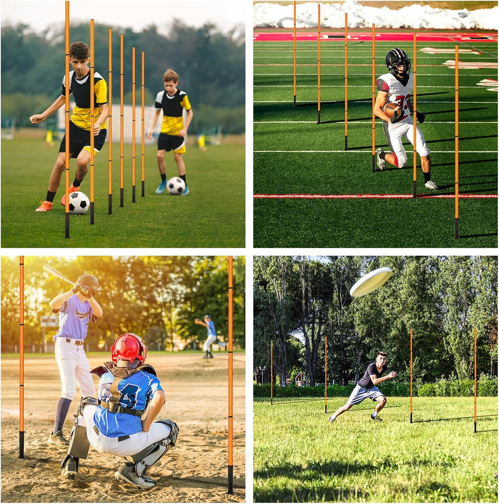 Soccer Training Equipment,Agility Speed Training Set, 20ft Agility Ladder
