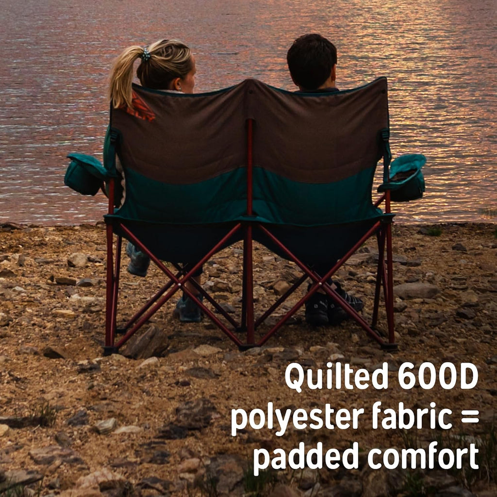 Kelty Loveseat 2 Person Folding Camping Chair (Regular Height/Bungee)