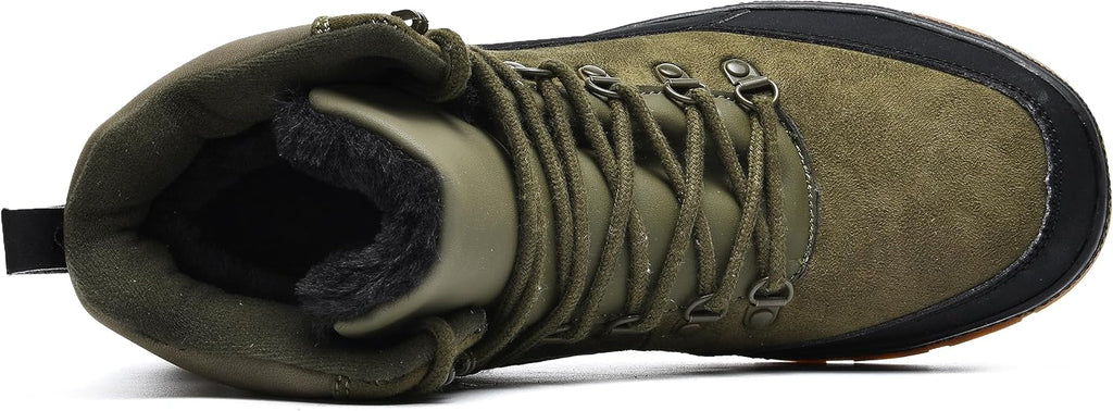 Wondamo Men's Winter Hiking Snow Boots