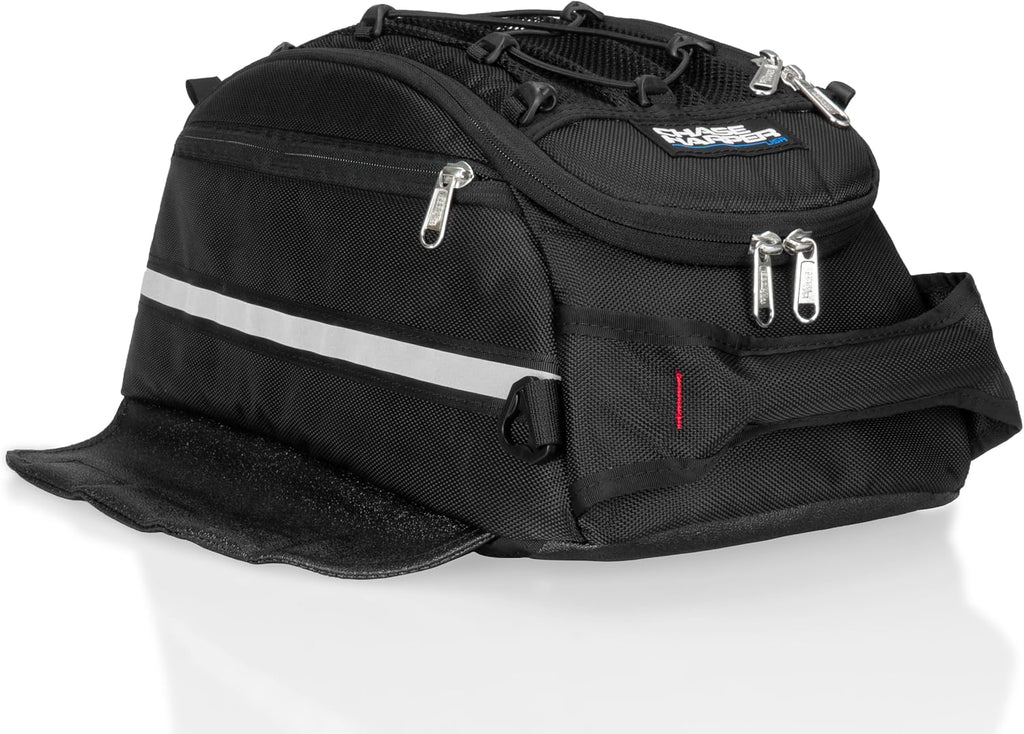 Chase Harper USA 540 Magnetic Tank Bag - Water-Resistant, Tear-Resistant, Industrial Grade Ballistic Nylon with Anti-Scratch Rubberized Bottom, Neodymium Magnets within Magnetic Wings – Black