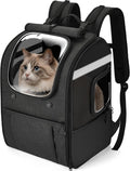 Apollo Walker Cat Backpack Carrier for Small Dogs and Cats, Black