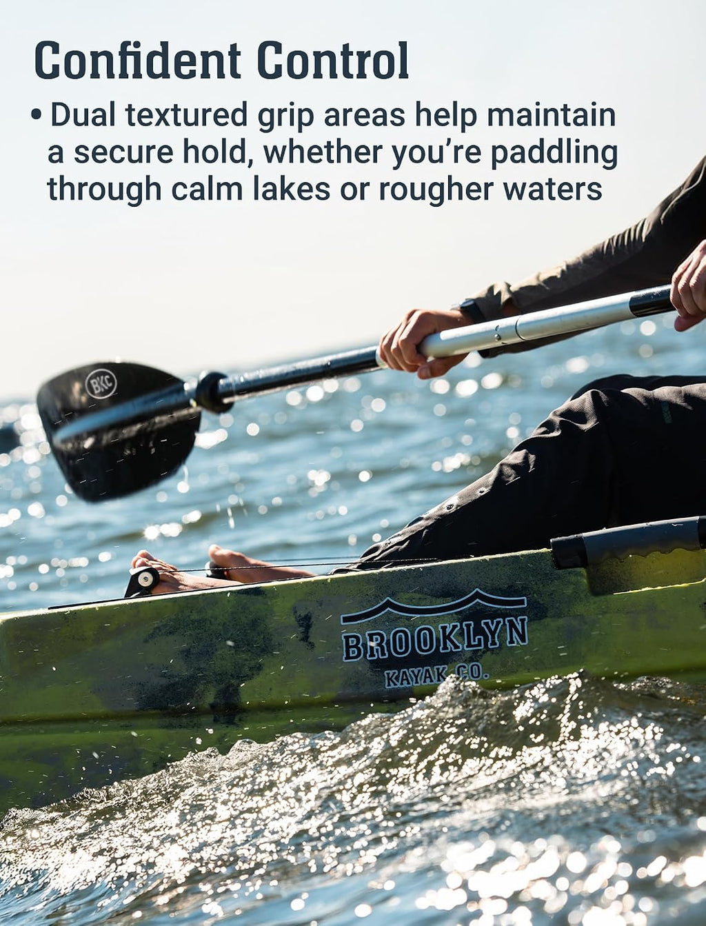 BKC Brooklyn KP224 86 in 2-Piece Kayak Paddle
