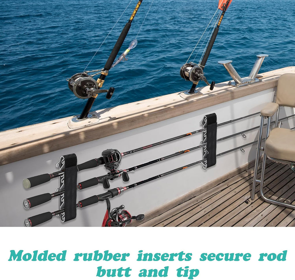 2 Pack Boating Vertical Fishing Rod Holders, Vertical Fishing Rod Rack