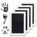 Clean Touch Ink Pad for Baby Handprints and Footprints – Inkless Infant Hand & Foot Stamp – Safe for Babies, Doesn’t Touch Skin – Perfect Family Memory or Gift – Black Standard Size [4 Pack]