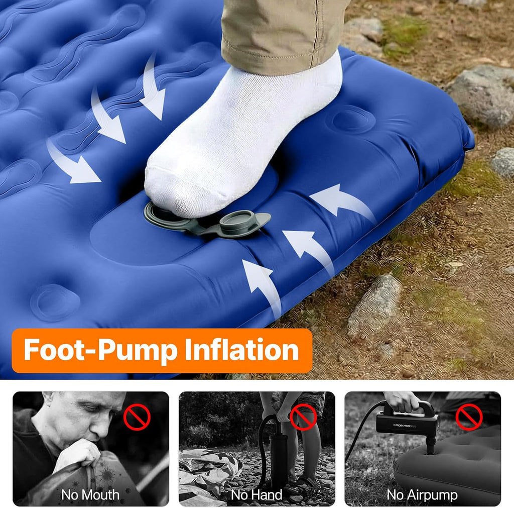 OGERY Sleeping Pad, Inflatable Camping Pad with 6" Extra-Thick