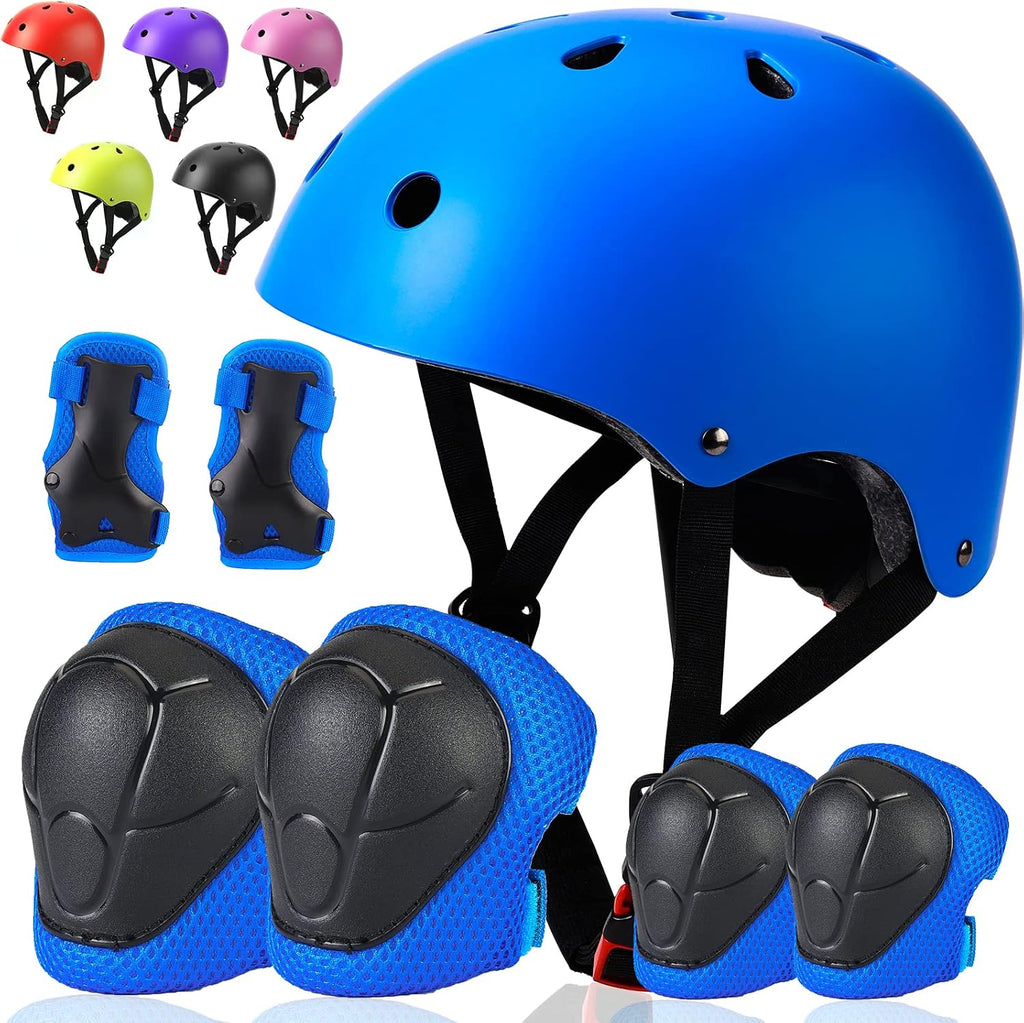 Toddler Kids Bike Helmet Set with Knee Elbow Pads, CPSC Certified