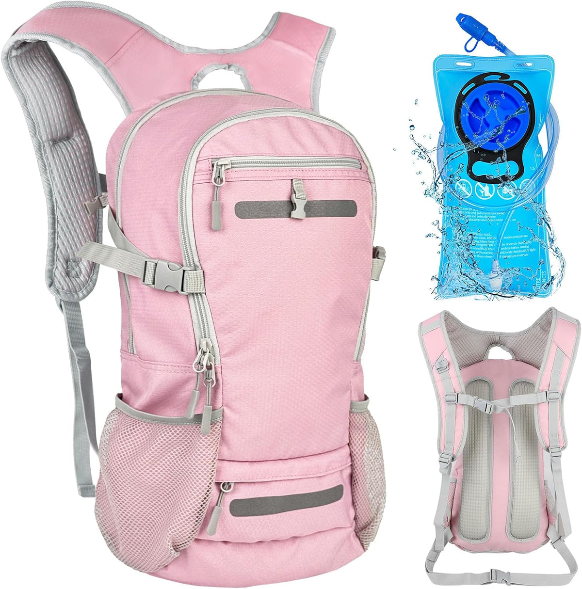 20L Hydration Backpack with 3L Water Bladder Water Backpack for Hiking Hydration Pack Insulated Daypack for Commuting
