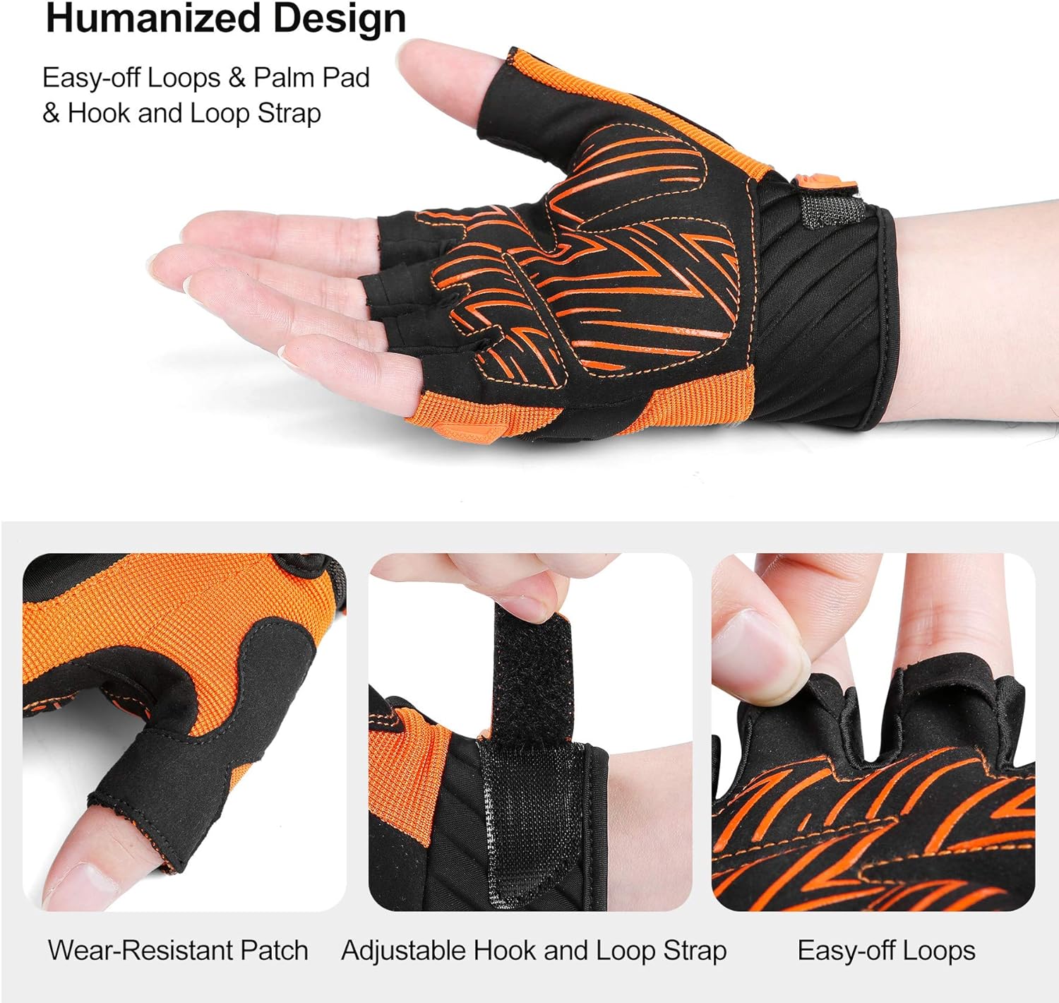 INBIKE Half Finger Cycling Gloves Knuckle Guard Padded Mountain Bike Glove